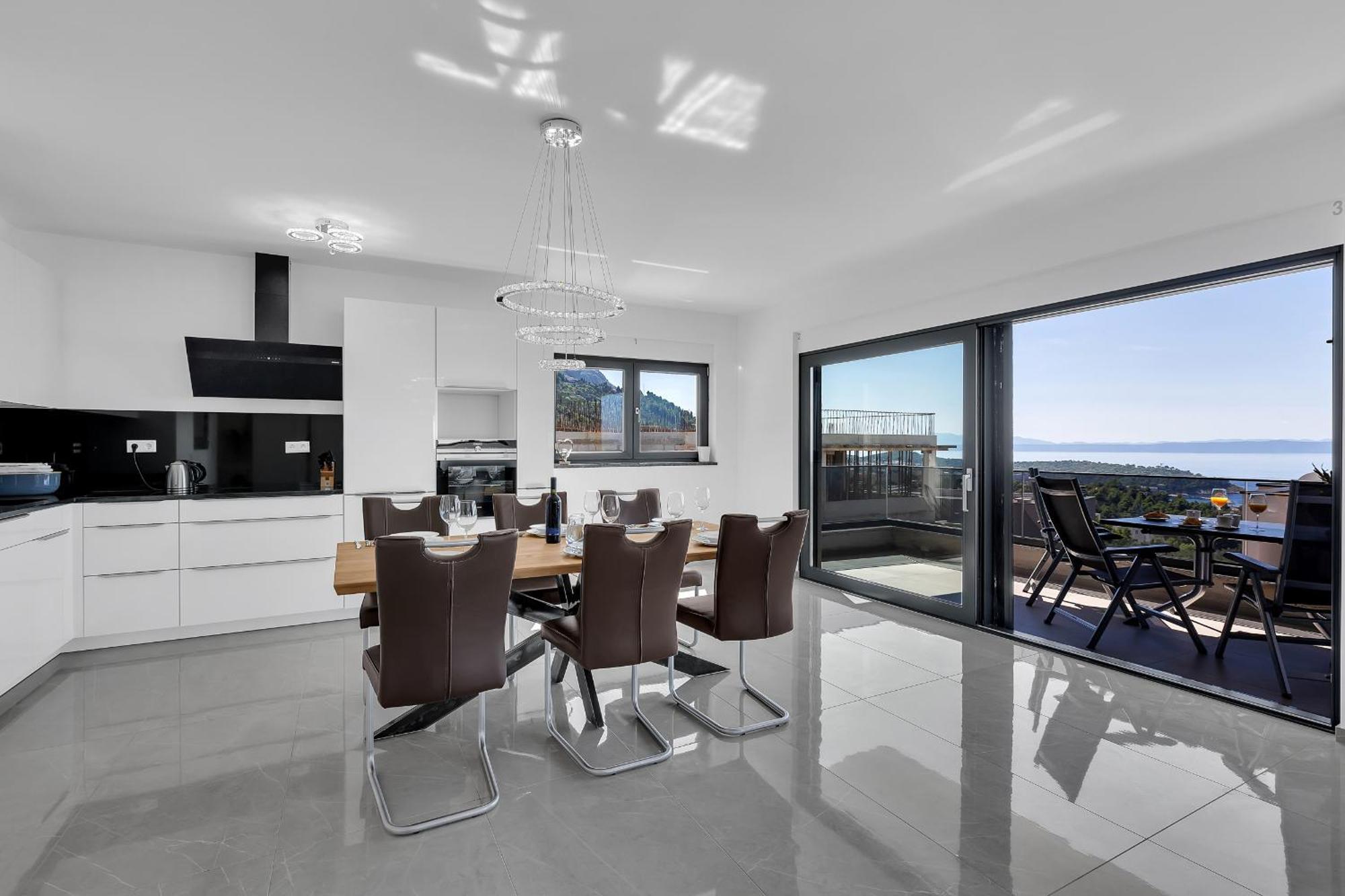 Villa Adria Makarska Bagian luar foto