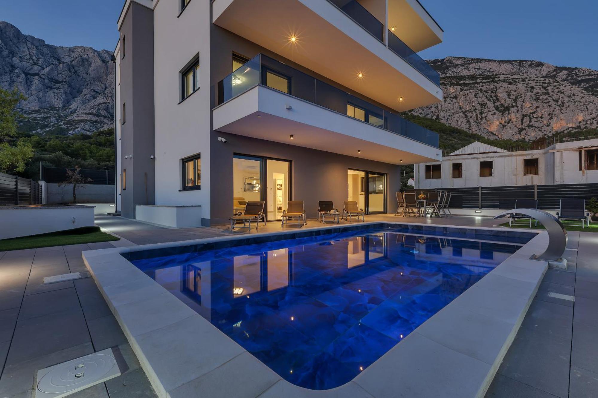 Villa Adria Makarska Bagian luar foto