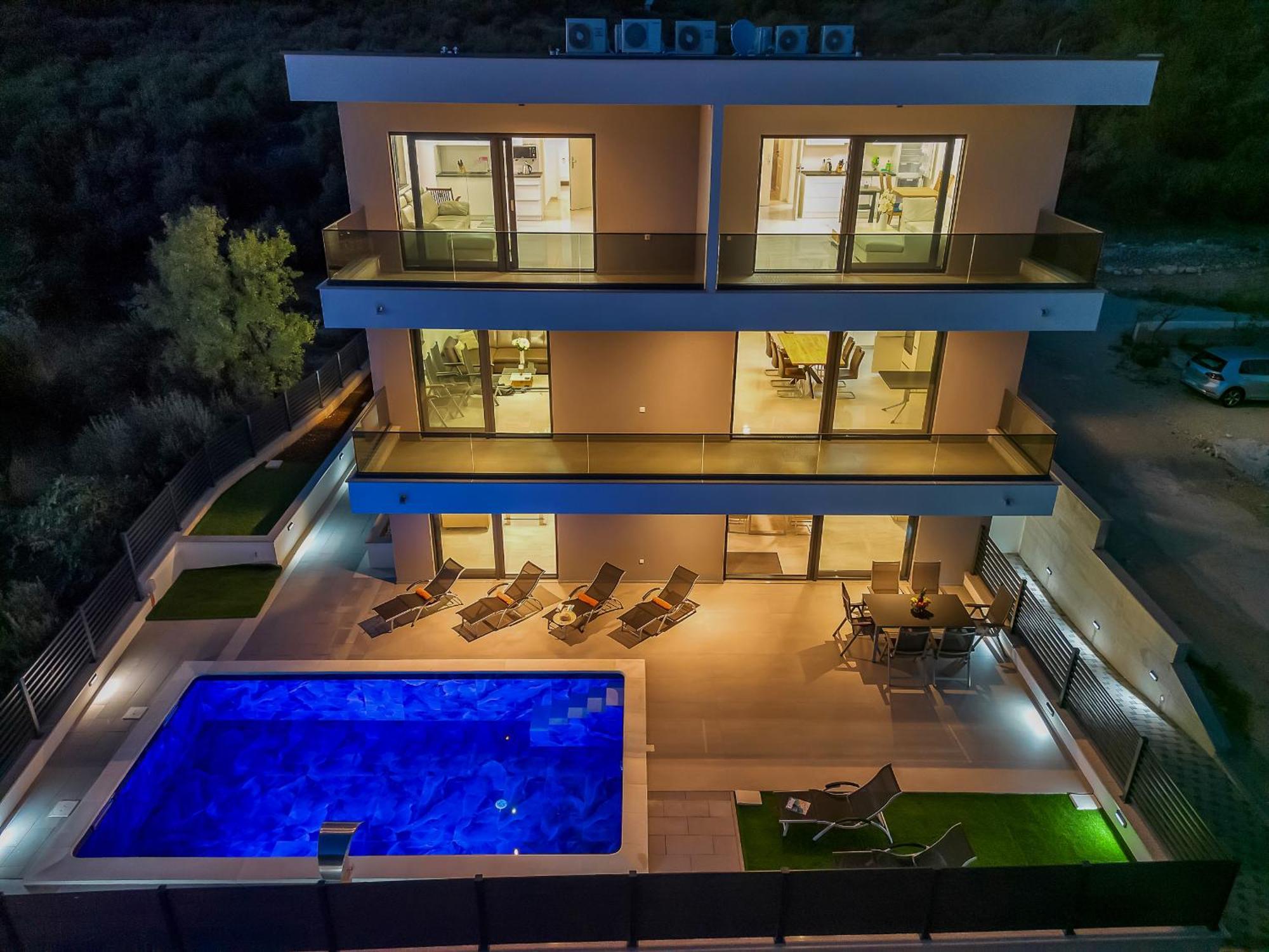 Villa Adria Makarska Bagian luar foto