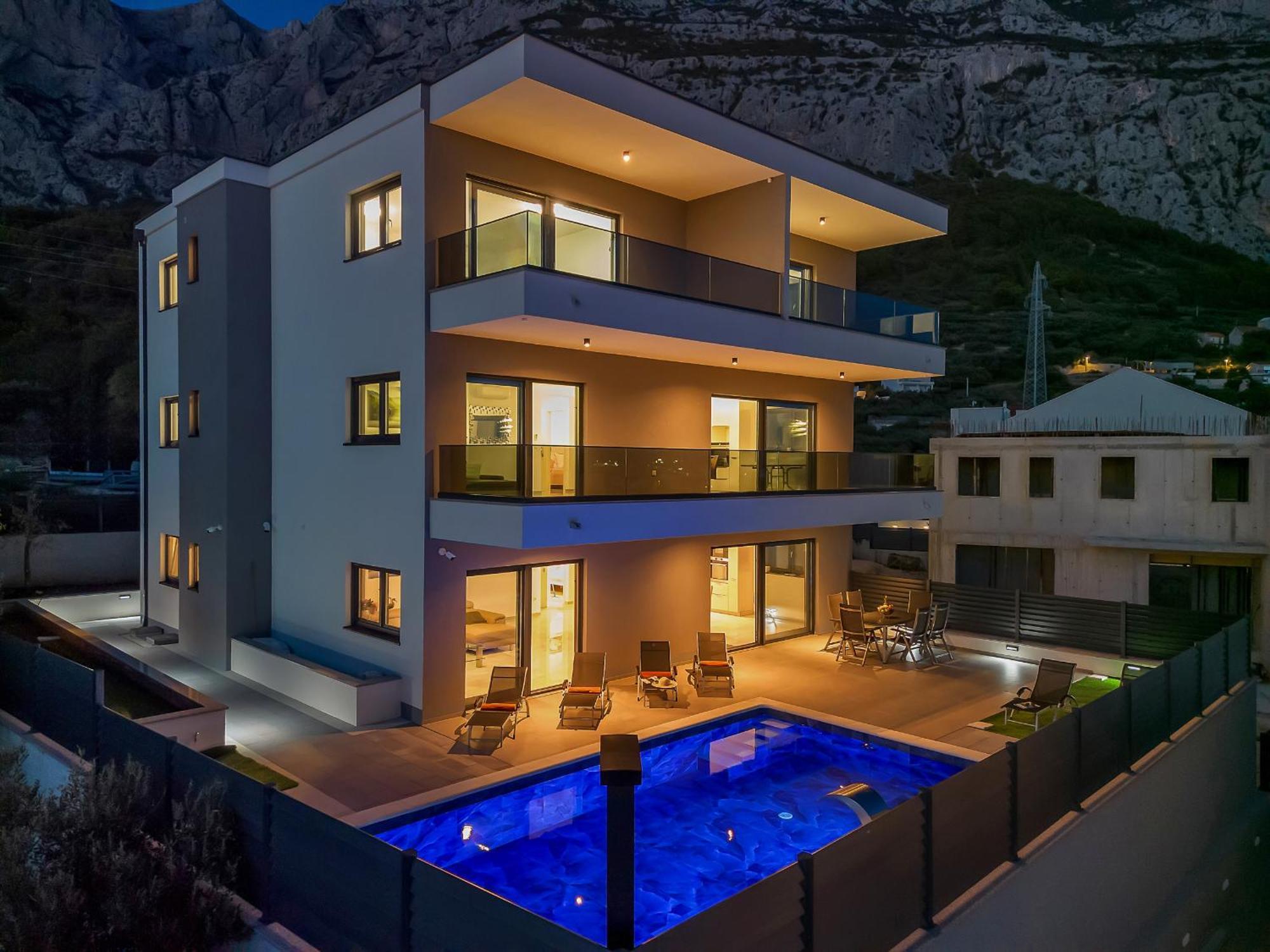 Villa Adria Makarska Bagian luar foto
