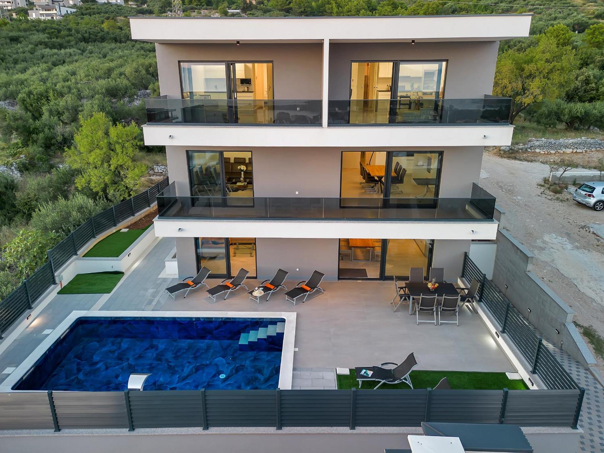Villa Adria Makarska Bagian luar foto