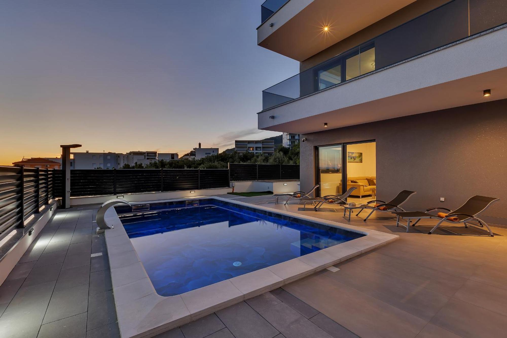 Villa Adria Makarska Bagian luar foto
