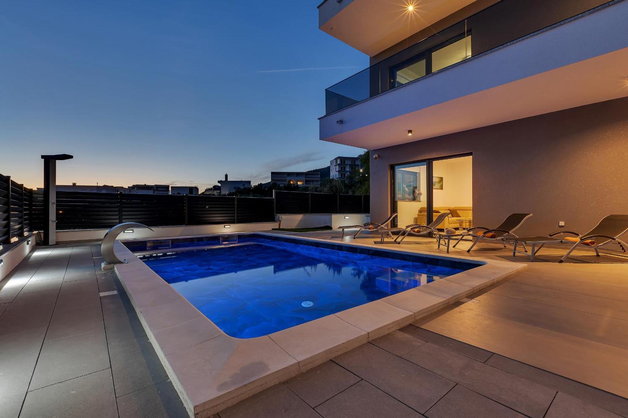Villa Adria Makarska Bagian luar foto