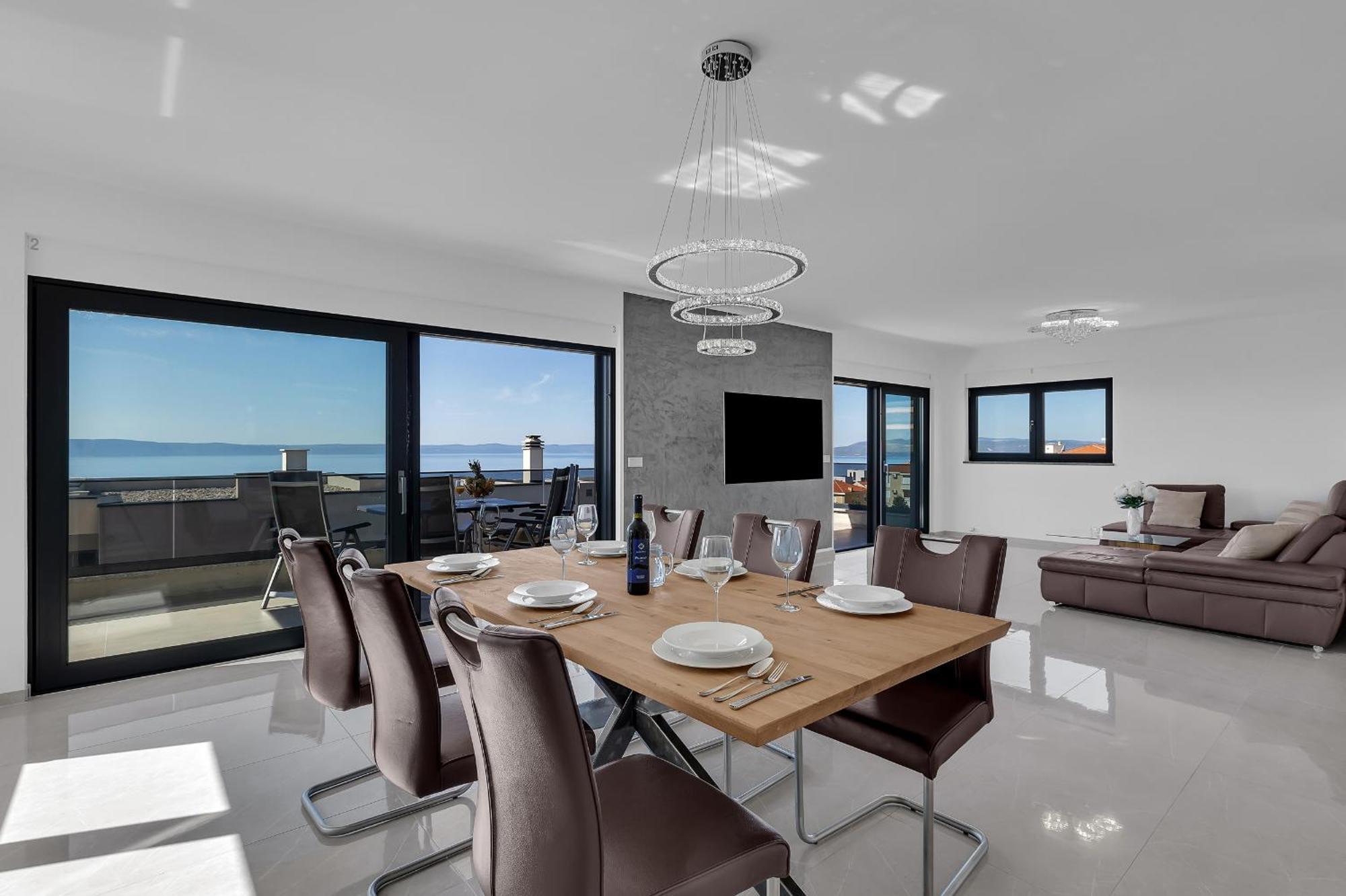 Villa Adria Makarska Bagian luar foto