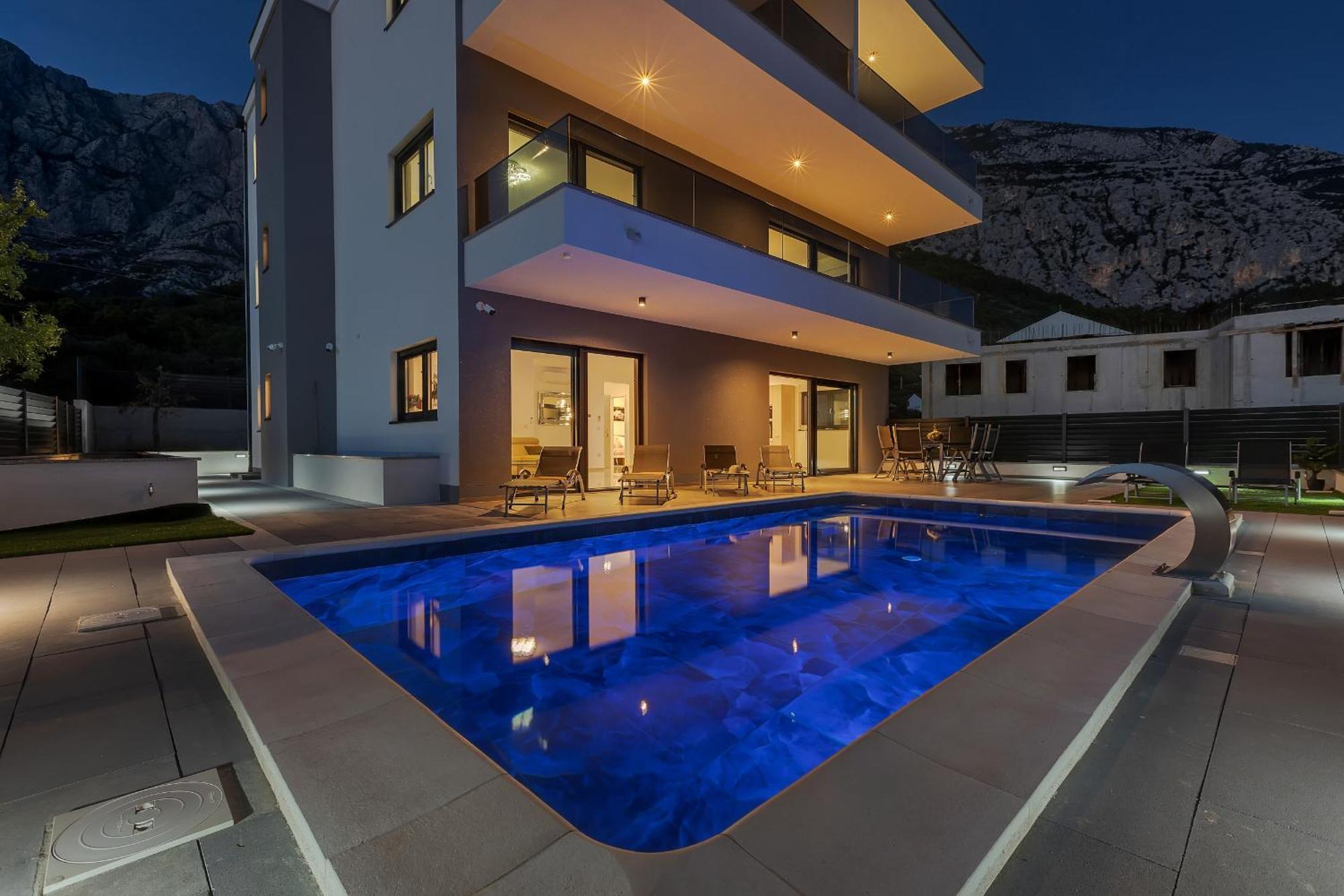 Villa Adria Makarska Bagian luar foto