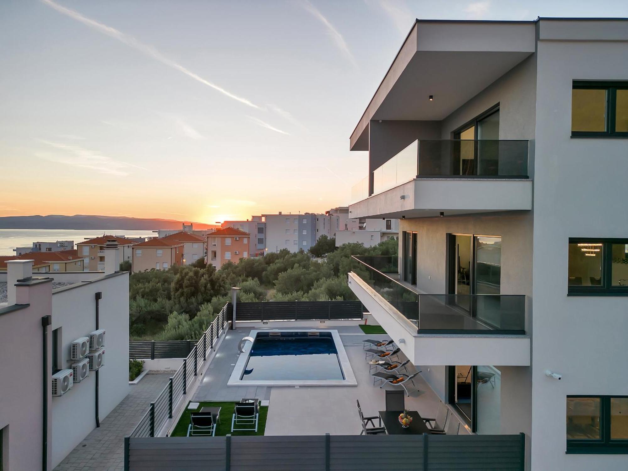 Villa Adria Makarska Bagian luar foto