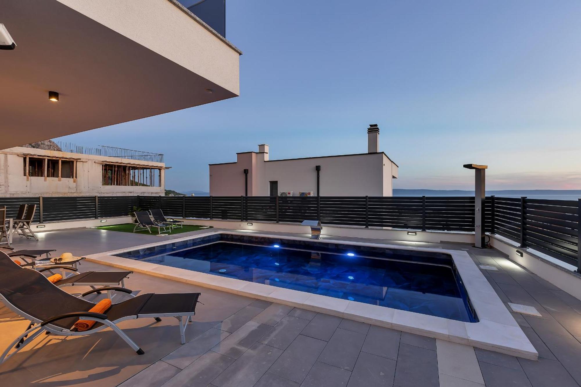 Villa Adria Makarska Bagian luar foto
