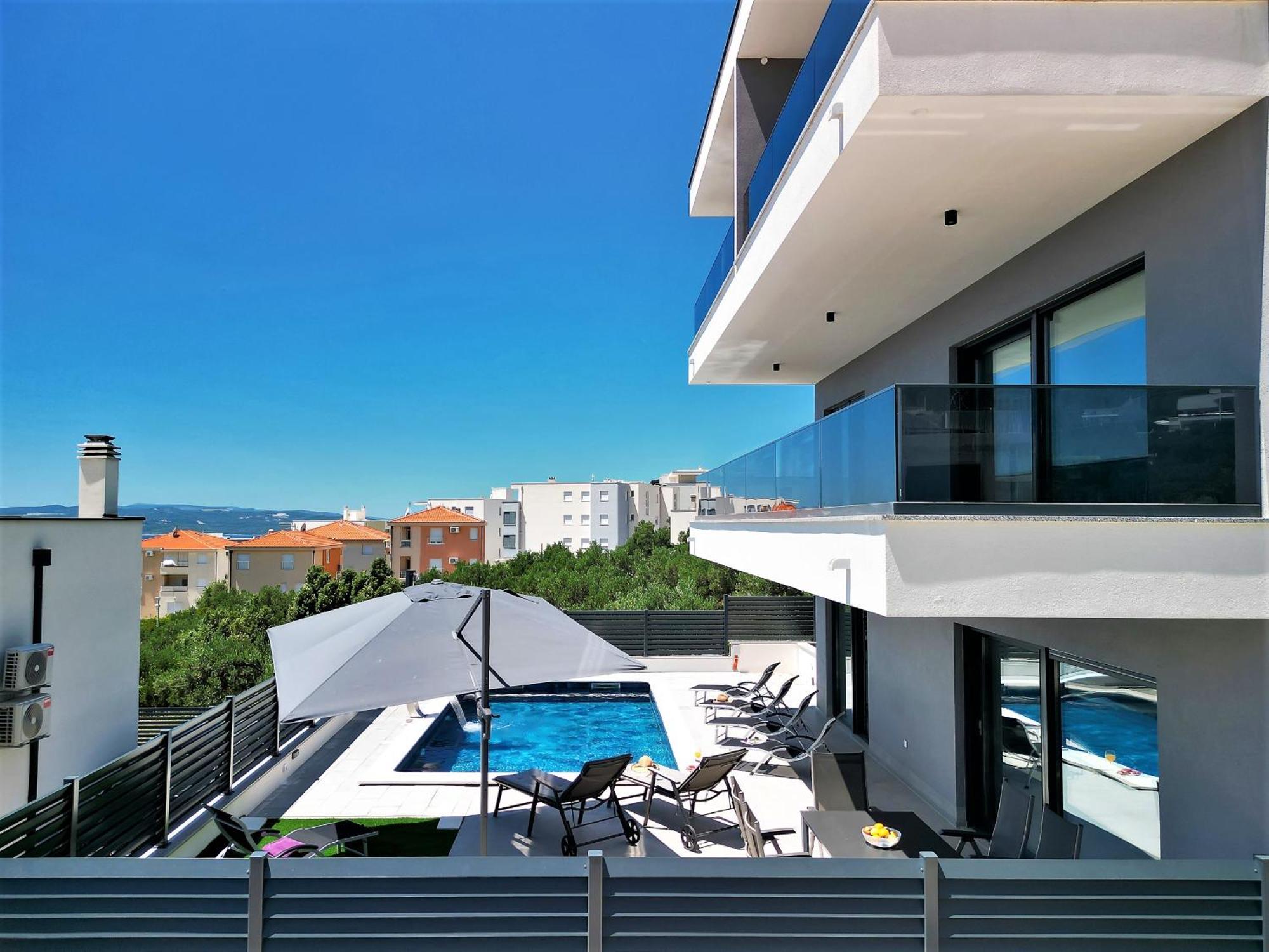 Villa Adria Makarska Bagian luar foto